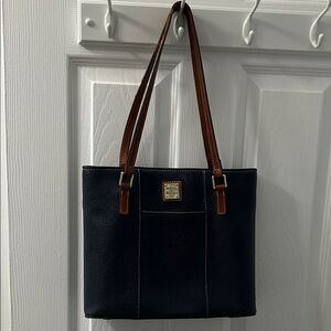 Dooney & Bourke Navy Leather Shoulder Bag